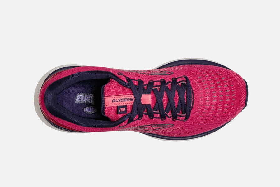 Brooks Running Shoes Womens Red/Black - Glycerin 19 Road - 1742-IHMJF